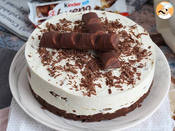 Fabelagtig Kinder Bueno cheesecake uden bagning - foto 4