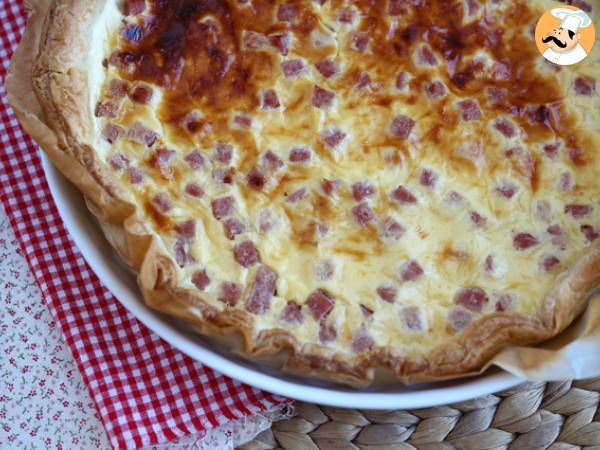 Fedtfattig quiche med skinke, ost og yoghurt! - foto 2