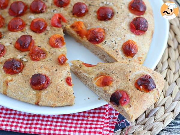 Focaccia med cherrytomater - foto 4