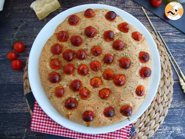 Focaccia med cherrytomater - foto 5