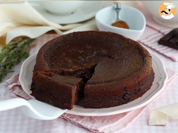 Fondant med chokolade og saltet smørkaramel - foto 4