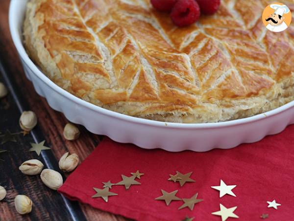 Frangipane-hindbær-pistacie-galette des rois - foto 2