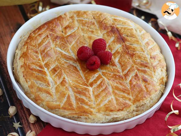 Frangipane-hindbær-pistacie-galette des rois - foto 4