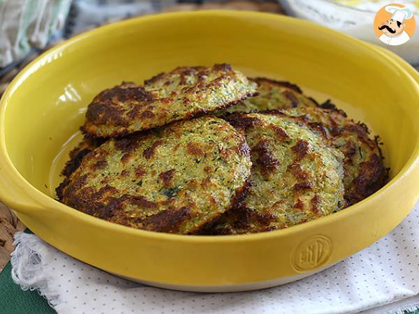 Frikadeller med squash og feta