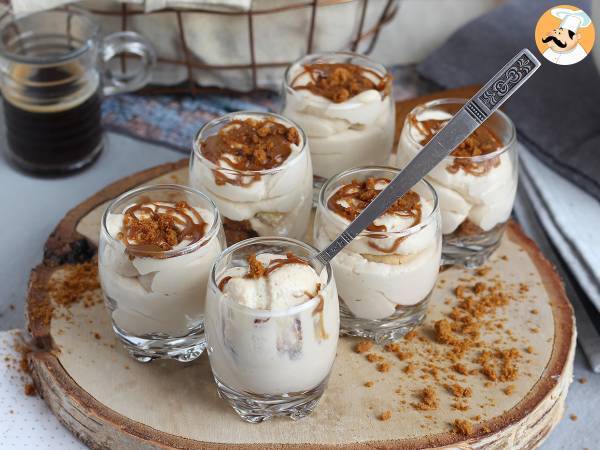 Glas med Speculoos-mousse