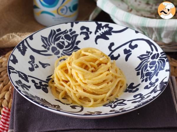 Græskar- og ricottasauce, perfekt til pasta eller fyldt i ravioli!