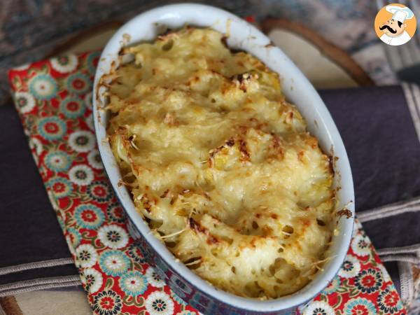 Grønkålsgratin med bechamelsauce og ost - foto 4