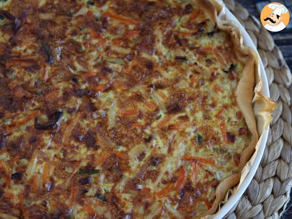 Grøntsags- og baconquiche, som alle elsker! - foto 4