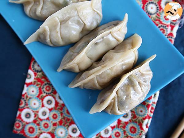 Gyozas med kylling, gulerødder og svampe - foto 4