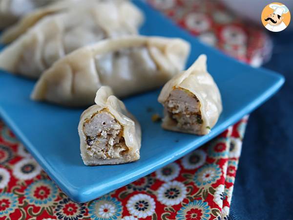 Gyozas med kylling, gulerødder og svampe - foto 5