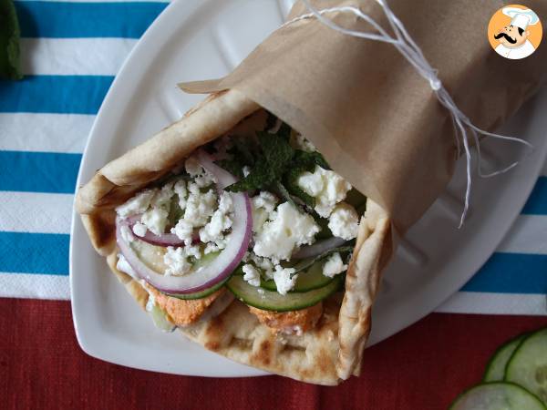 Gyros med laks, den perfekte græske fiskesandwich til sommeren! - foto 4