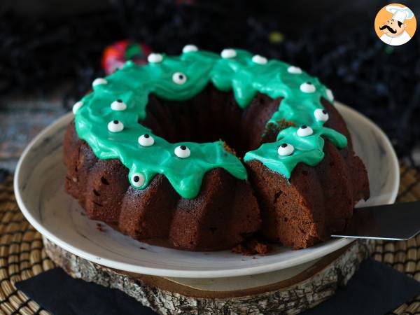 Halloween Bundt-kage, den lækre chokoladebundt-kage