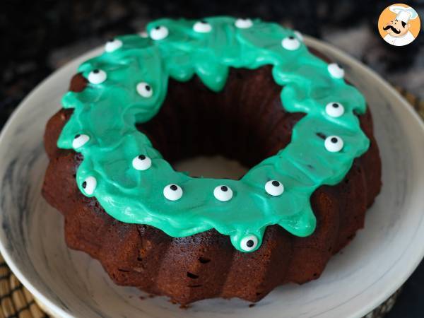 Halloween Bundt-kage, den lækre chokoladebundt-kage - foto 2