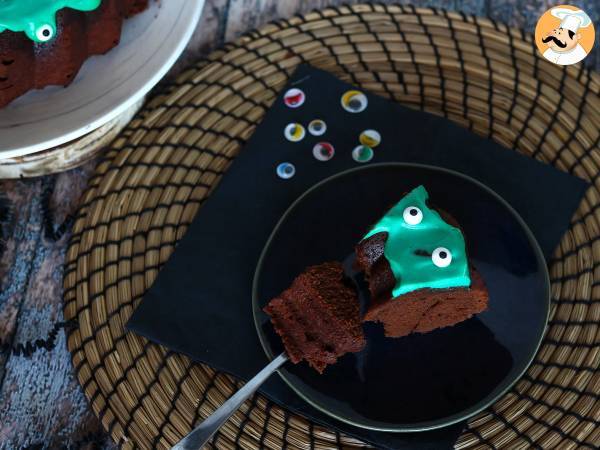 Halloween Bundt-kage, den lækre chokoladebundt-kage - foto 4