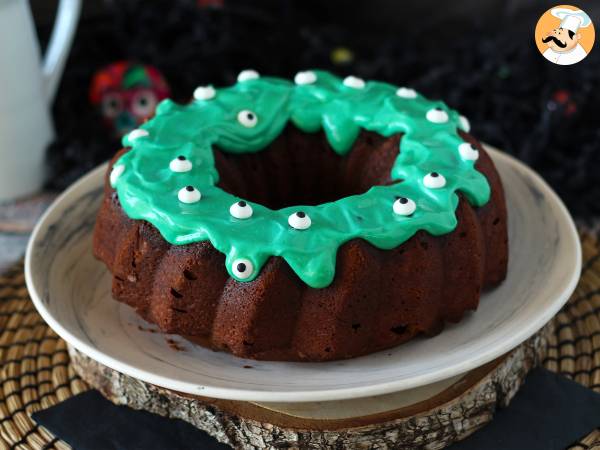 Halloween Bundt-kage, den lækre chokoladebundt-kage - foto 6