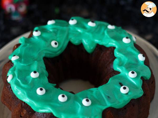 Halloween Bundt-kage, den lækre chokoladebundt-kage - foto 7