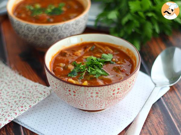 Harira-suppe, nem og velduftende