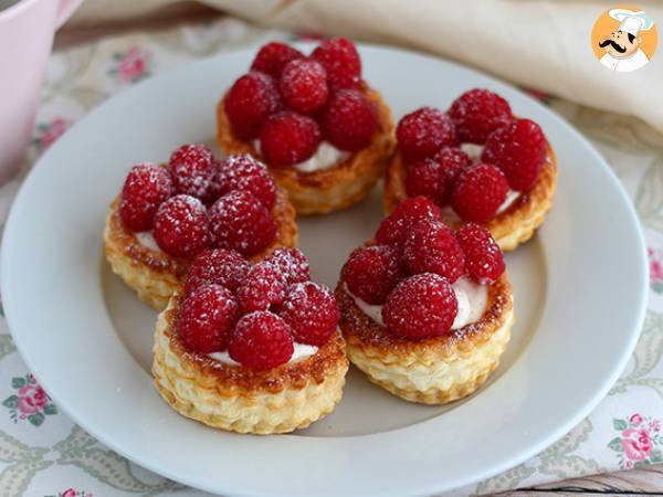 Hindbær og mascarpone vol au vent - foto 3