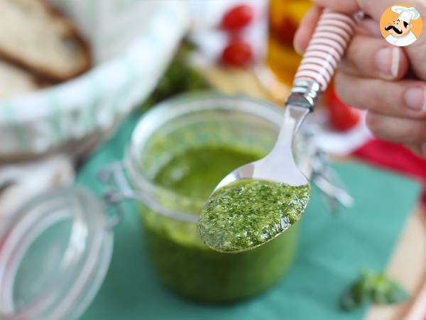 Hjemmelavet grøn pesto - pesto alla genovese - foto 3