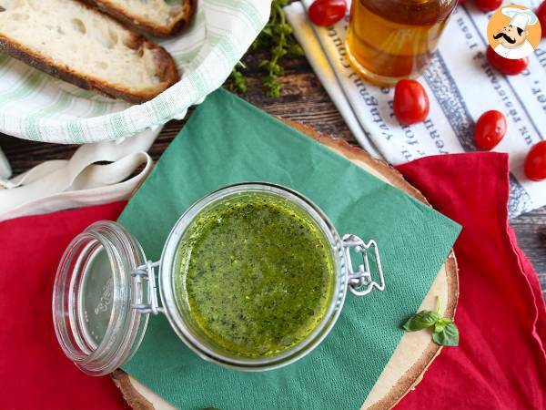 Hjemmelavet grøn pesto - pesto alla genovese - foto 4