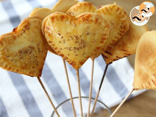 Hjerteformede pie pops til valentinsdag - foto 3