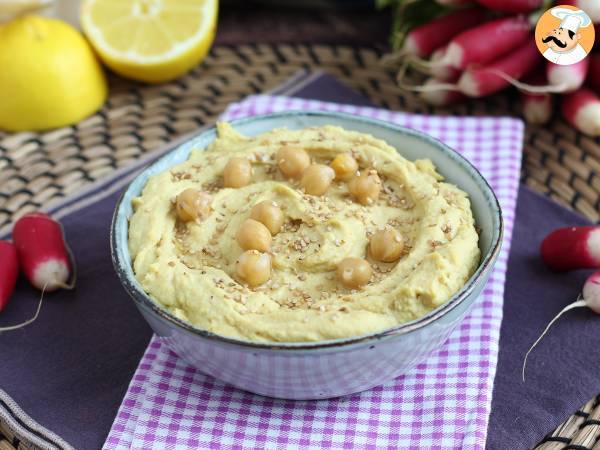 Hummus med konserveret citron for en endnu mere delikat smag