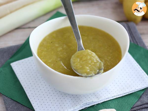 Hurtig og nem porre- og kartoffelsuppe - foto 2