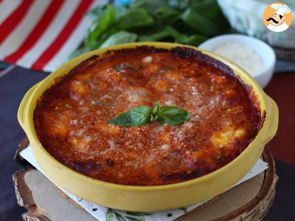 Hurtig og trøstende gnocchi-gratin med tomat og mozzarella - gnocchi alla sorrentina i ovnen - foto 4