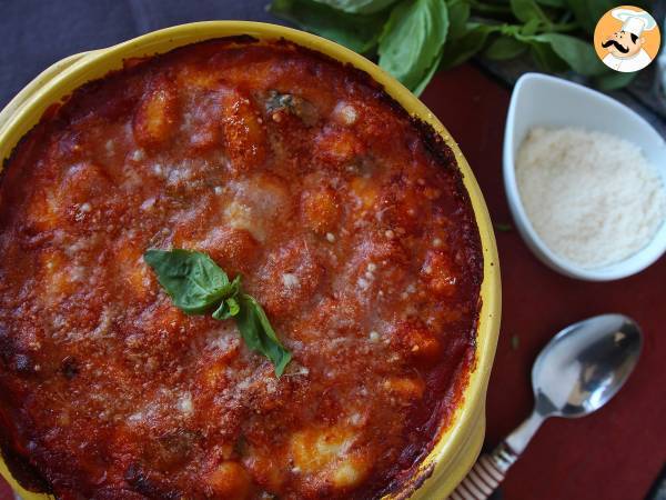 Hurtig og trøstende gnocchi-gratin med tomat og mozzarella - gnocchi alla sorrentina i ovnen - foto 5