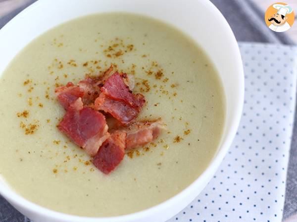 Jordskokke-, kartoffel- og baconsuppe - foto 3