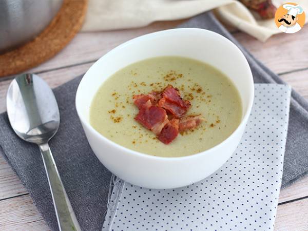 Jordskokke-, kartoffel- og baconsuppe - foto 4