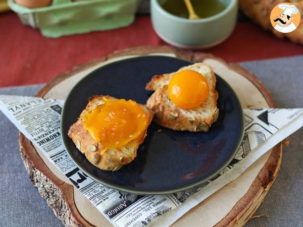 Kandiserede æggeblommer med Air Fryer-smørepålæg