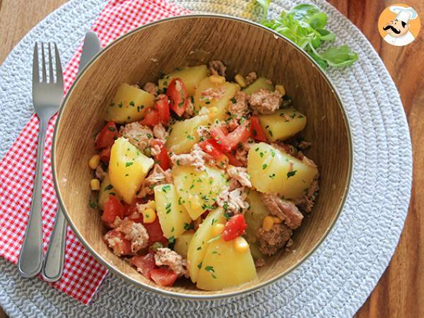 Kartoffel-, tun- og tomatsalat - foto 2