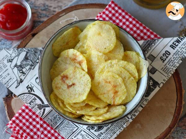 Kartoffelchips lavet i mikrobølgeovnen - foto 2