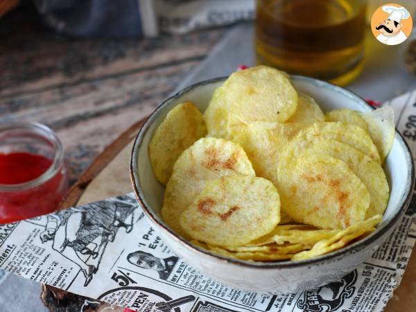 Kartoffelchips lavet i mikrobølgeovnen - foto 3