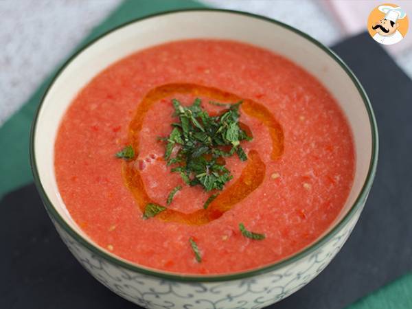 Kold vandmelon- og tomatsuppe - foto 3