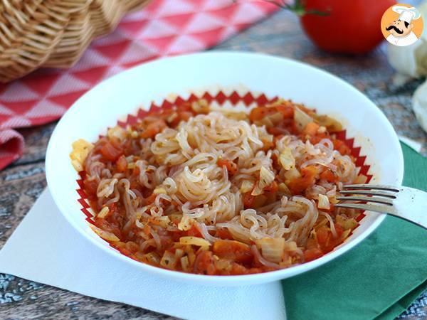 Konjac-spaghetti i provencalsk stil - foto 3