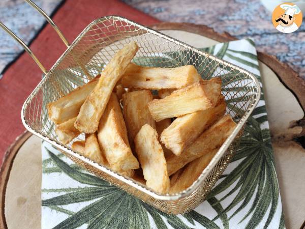 Luftstegt kassava: en sprød og sund snack