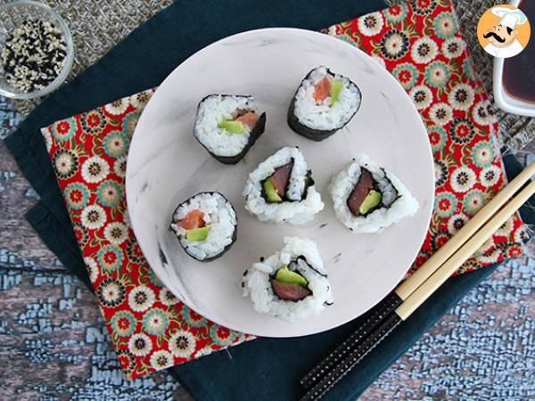 Makis med røget laks og avocado - foto 3