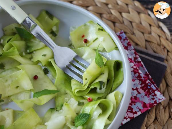 Marinerede courgetter, den perfekte grøntsagscarpaccio til sommeren! - foto 2