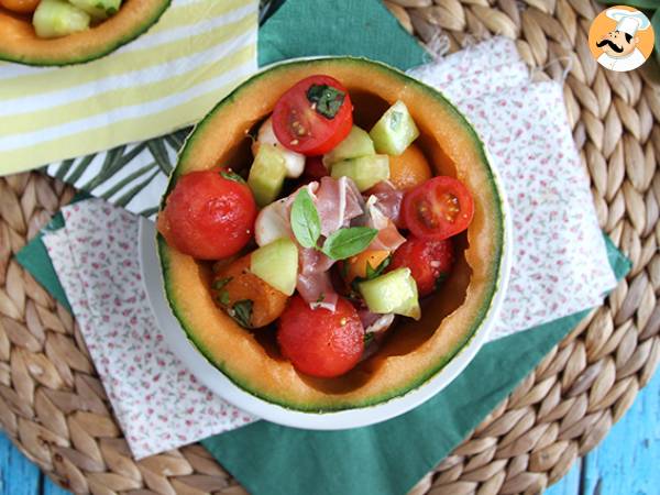 Melonsalat på melon - foto 4