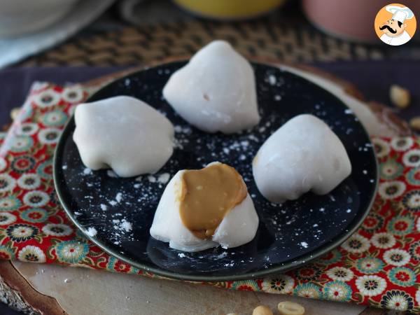 Mochis med jordnøddesmør