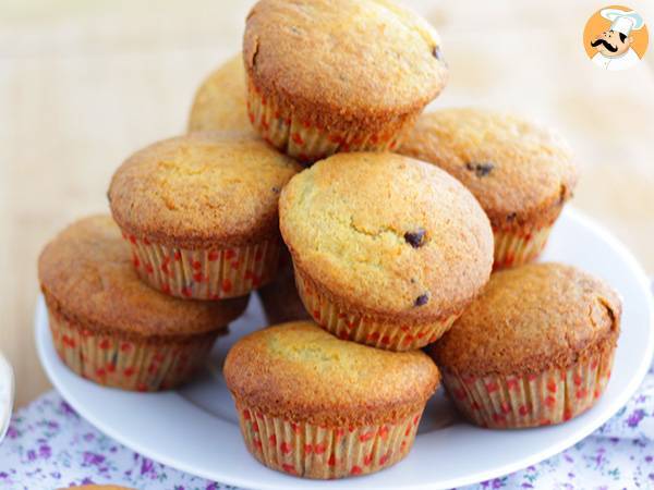 Muffins med chokoladestykker, den amerikanske opskrift - foto 3