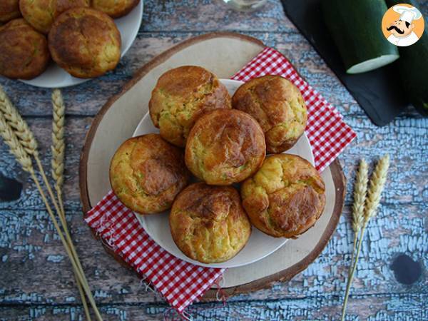 Muffins med courgette og gedeost - foto 2