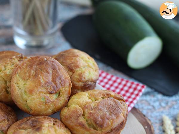 Muffins med courgette og gedeost - foto 3