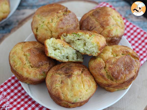 Muffins med courgette og gedeost - foto 4