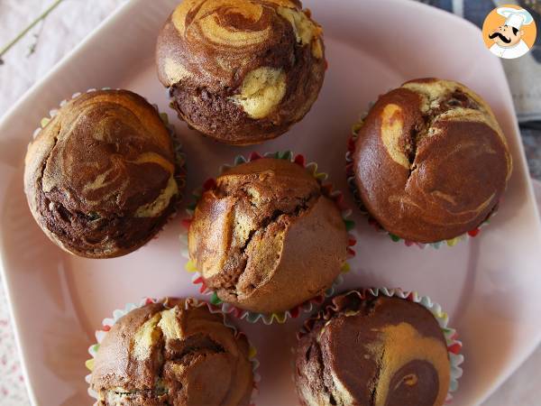 Muffins med marmor - foto 3