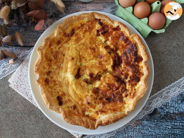 Nem opskrift på hjemmelavet quiche lorraine - foto 7