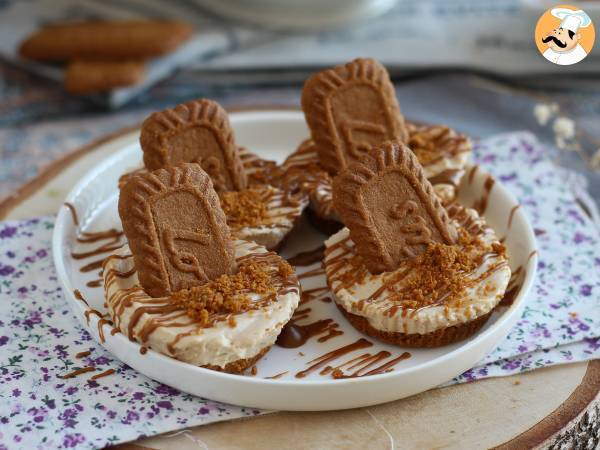 No-bake cheesecakes med speculoos-kiks