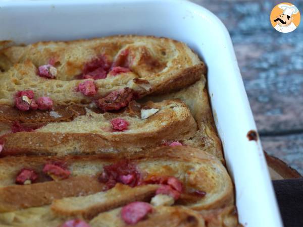 Ovnbagt fransk toast med pink praline-topping, en ultra-gourmet-opskrift - foto 3